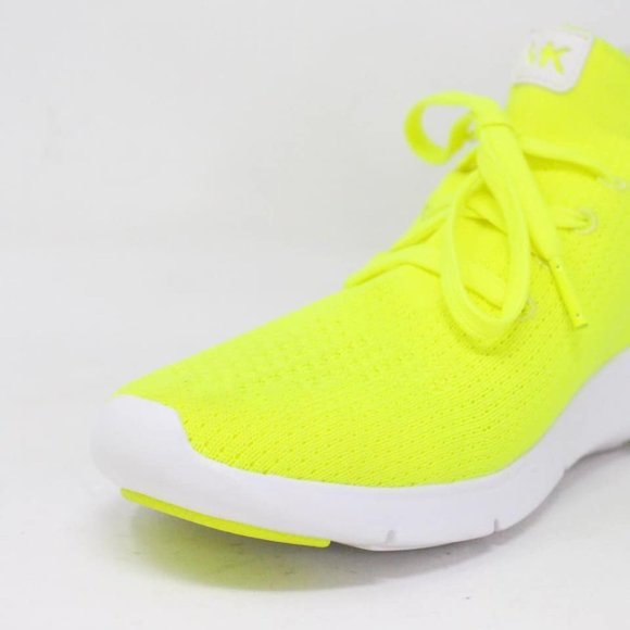 MICHAEL KORS #MCA070 Yellow Neon Kyla Trainers (US 9.5 EU 39.5) - Picture 4 of 8